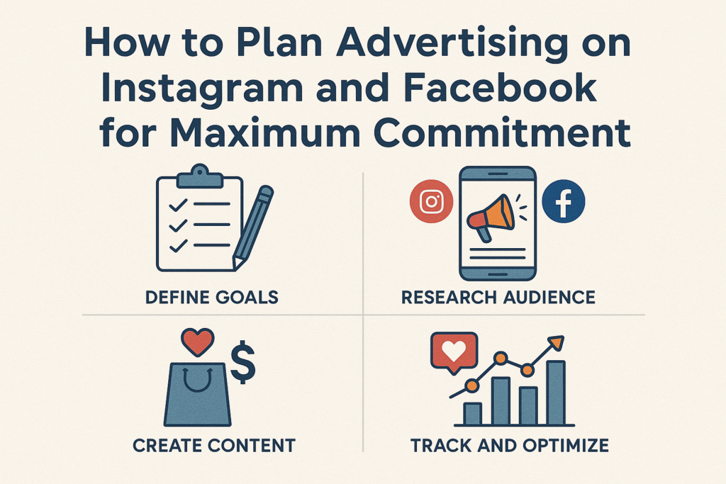 How to plan advertising on Instagram and Facebook for maximum commitment​